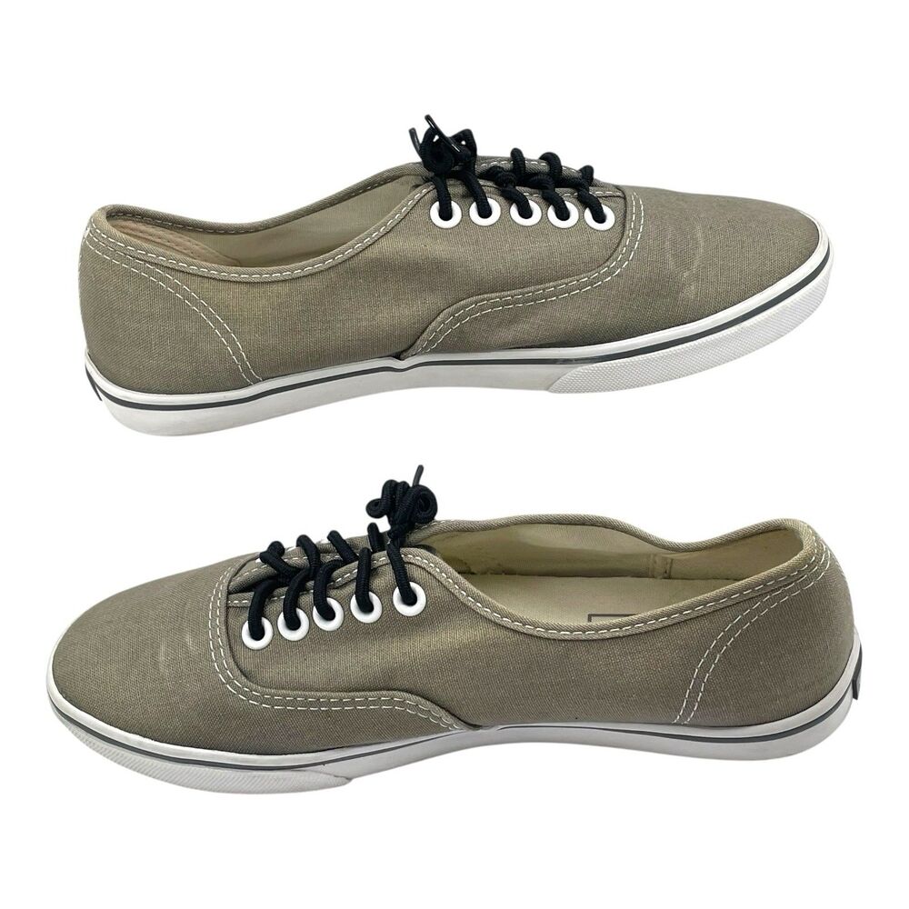 Vans Authentic Olive Green Canvas Shoes Men’s 5.5 Women’s 7 - Picture 2 of 7
